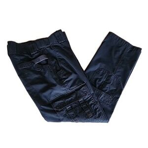 5.11 Tactical Mens Taclite EMS Pants 32x32 Black Ripstop Cargo Pockets Utility